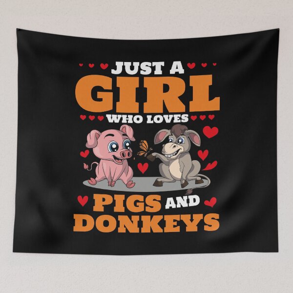 Item preview, Pig Farmer Women Farming Girls Farm Animals Donkey designed and sold by bestshirtdesign.