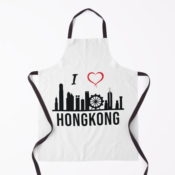 Item preview, I love Hong Kong Skyline Hong Kong South East Asia designed and sold by alltheprints.