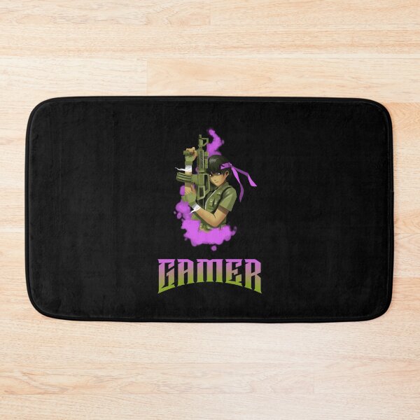 Item preview, Gamer with AR 15 Style Rifle designed and sold by PRIVARSHU.