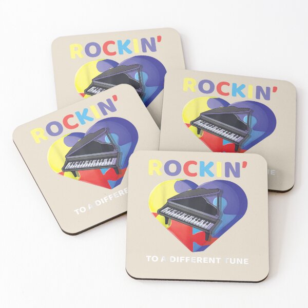 Item preview, Rockin' To A Different Tune Autism Awareness Pianist Music designed and sold by VerityKingStore.
