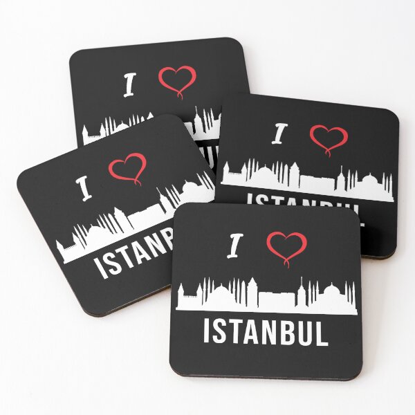 Item preview, I love Istanbul Skyline Turkish Kurdish Zazaki Culture designed and sold by alltheprints.