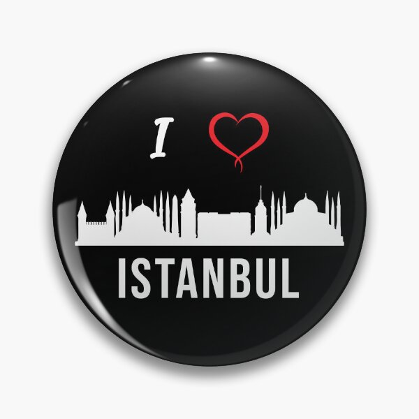 Item preview, I love Istanbul Skyline Turkish Kurdish Zazaki Culture designed and sold by alltheprints.