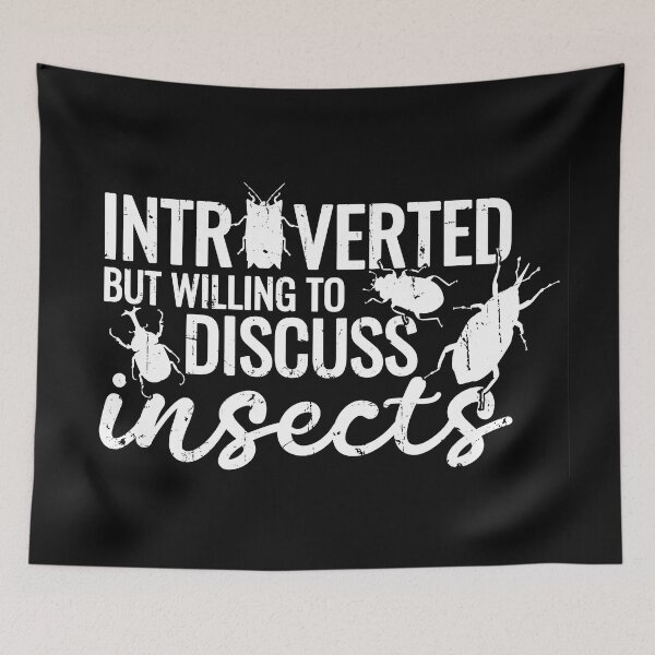 Item preview, Introverted But Willing To Discuss insects designed and sold by 397HOUSE Your happy time.