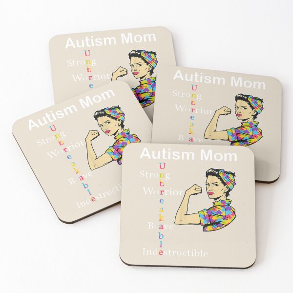 Item preview, Womens Autism Mom Unbreakable World Autism Awareness Day designed and sold by VerityKingStore.
