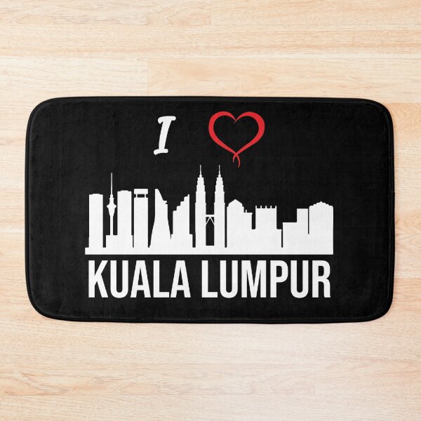 Item preview, I love Kuala Lumpur Skyline Malaysian Culture designed and sold by alltheprints.