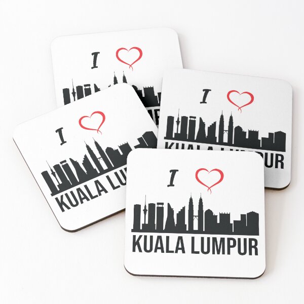 Item preview, I love Kuala Lumpur Skyline Malaysian Culture designed and sold by alltheprints.