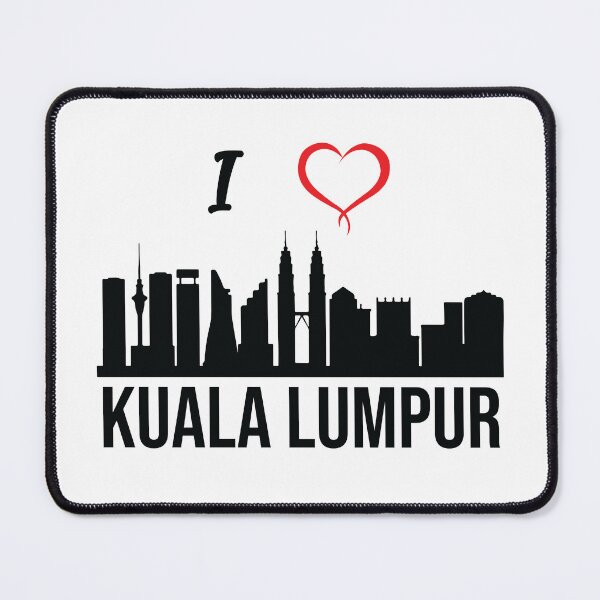 Item preview, I love Kuala Lumpur Skyline Malaysian Culture designed and sold by alltheprints.