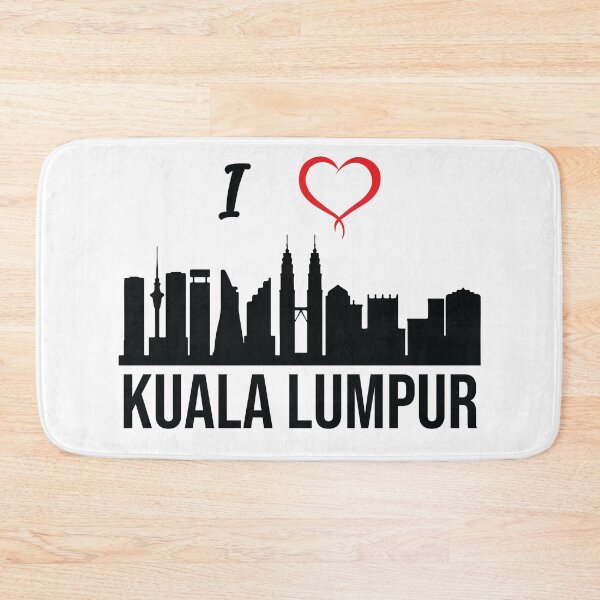 Item preview, I love Kuala Lumpur Skyline Malaysian Culture designed and sold by alltheprints.