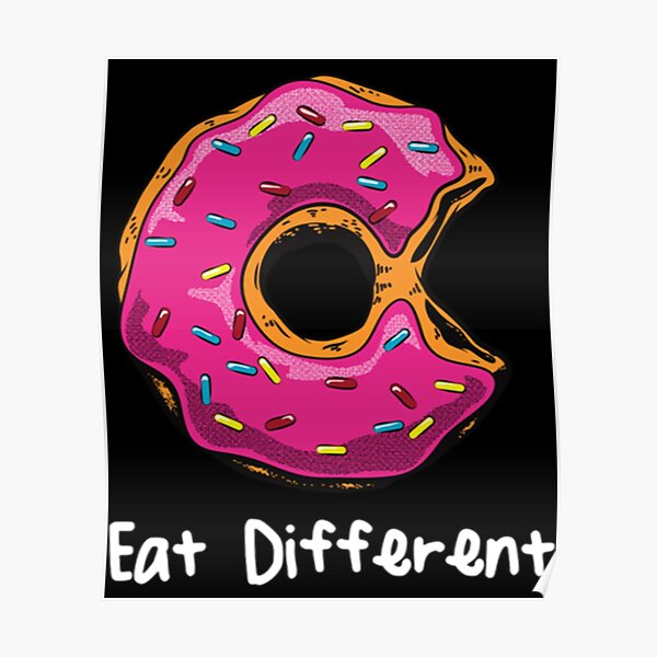 Donut Homer Simpson Posters for Sale | Redbubble