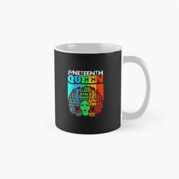 Item preview, Juneteenth Queen Afro Melanin Black Girl Magic Women Girls TShirt40 designed and sold by virnmjan.