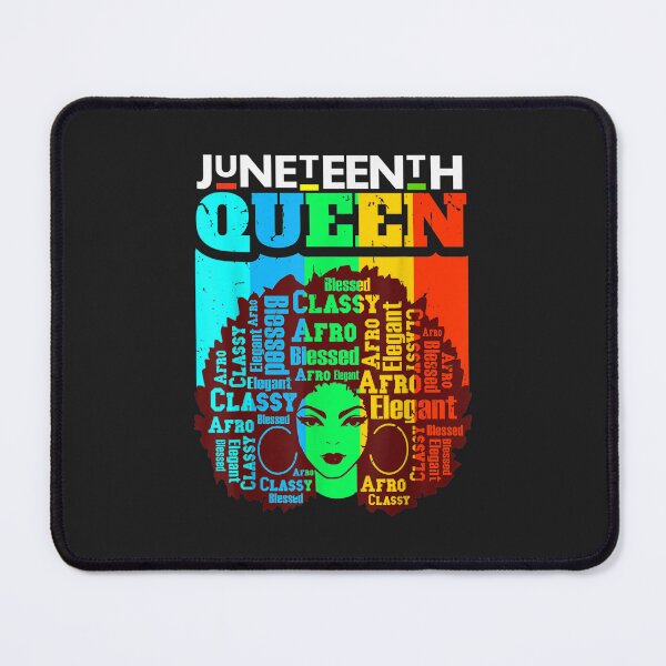 Item preview, Juneteenth Queen Afro Melanin Black Girl Magic Women Girls TShirt40 designed and sold by virnmjan.