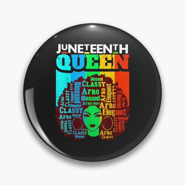Item preview, Juneteenth Queen Afro Melanin Black Girl Magic Women Girls TShirt40 designed and sold by virnmjan.