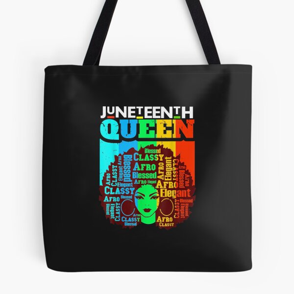Item preview, Juneteenth Queen Afro Melanin Black Girl Magic Women Girls TShirt40 designed and sold by virnmjan.