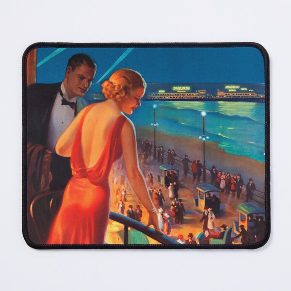 Item preview, ATLANTIC CITY America via Pennsylvania Railroad Old Travel Poster designed and sold by retroposters.