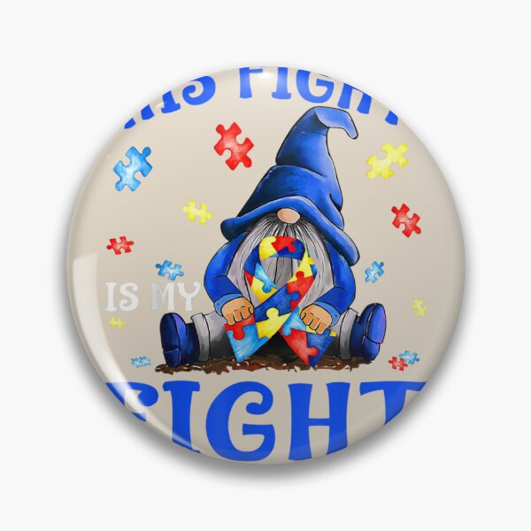 Item preview, His Fight Is My Fight Gnomes Autism Awareness designed and sold by VerityKingStore.