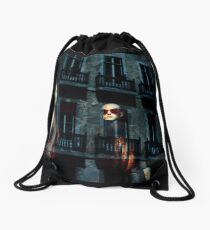 Shop reflection Drawstring Bag