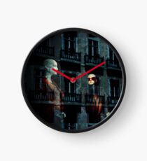 Shop reflection Clock