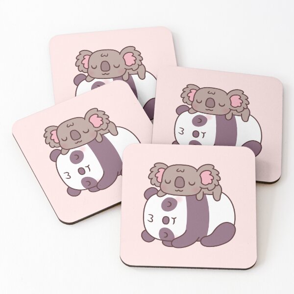 Item preview, Cute Sleeping Panda And Koala Bear designed and sold by rustydoodle.