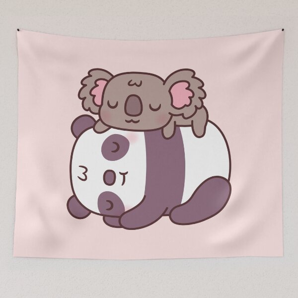 Item preview, Cute Sleeping Panda And Koala Bear designed and sold by rustydoodle.