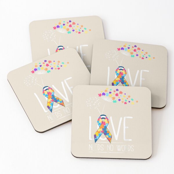 Item preview, Autism Awareness Support Cute Gifts Love Need No Words designed and sold by VerityKingStore.