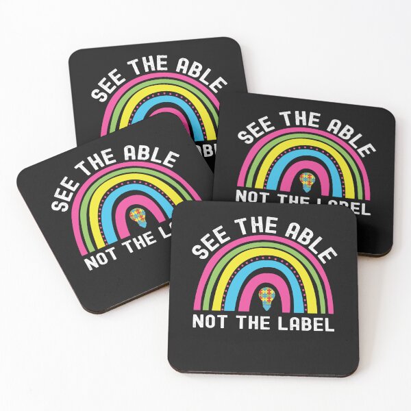 Item preview, See The Able Not The Label - autism awareness  designed and sold by husseiN-IQ.