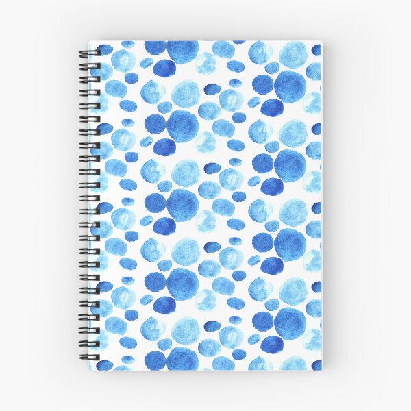 Item preview, Blue dot watercolor pattern designed and sold by lausn.