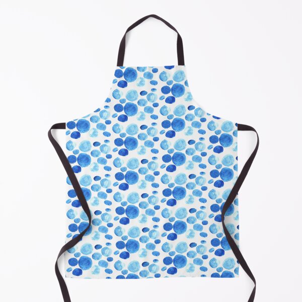Item preview, Blue dot watercolor pattern designed and sold by lausn.