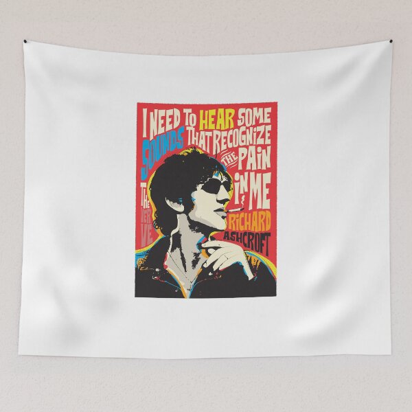 Item preview, Richard Ashcroft Pop Art Quote  designed and sold by MarcL90.