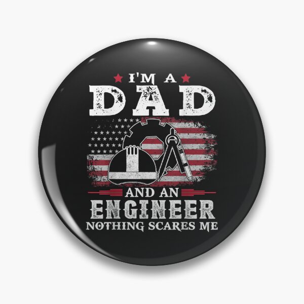 Item preview, Mens Dad Engineer Nothing Scares Me USA Flag Fathers Day TShirt34 designed and sold by virnmjan.
