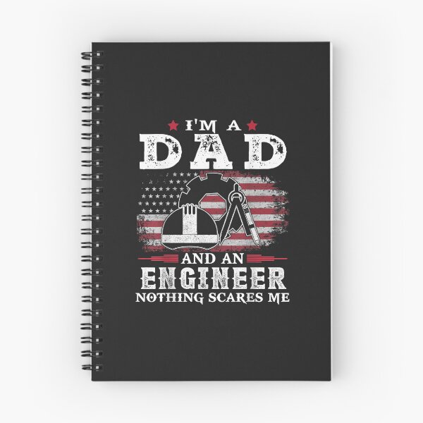 Item preview, Mens Dad Engineer Nothing Scares Me USA Flag Fathers Day TShirt34 designed and sold by virnmjan.