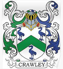 Crawley Coat of Arms Poster