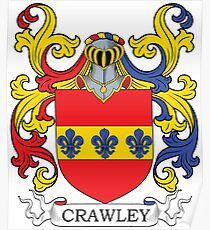 Crawley Coat of Arms Poster