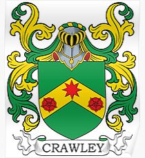 Crawley Coat of Arms Poster