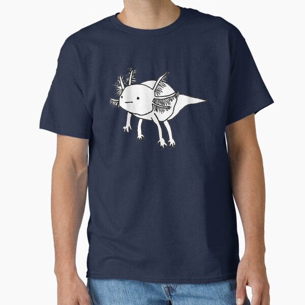 Item preview, Cute happy floaty axolotl designed and sold by Andrea Willette.