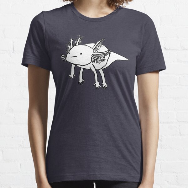 Cute happy floaty axolotl Essential T-Shirt
