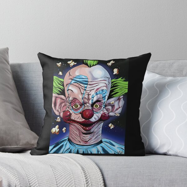Killer Klowns from Outer Space- Shorty Classic T-Shirt Throw Pillow
