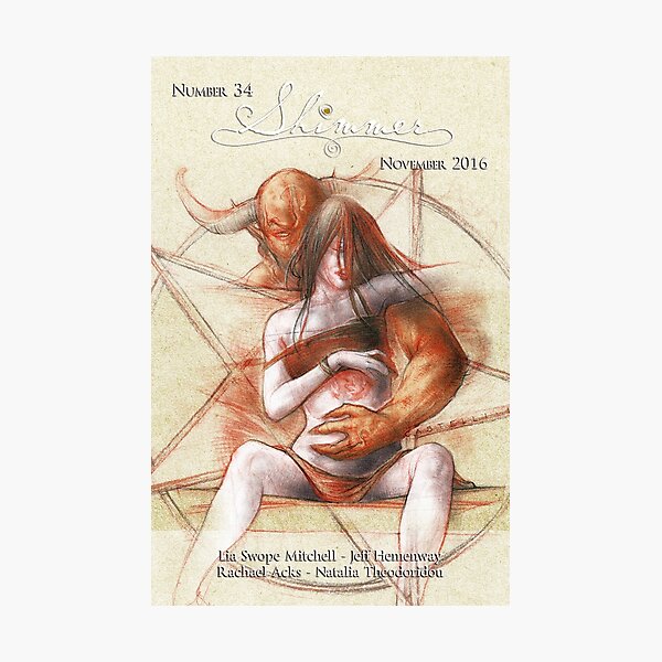 Skills to Keep the Devil in His Place, by Sandro Castelli, Shimmer #34 Photographic Print