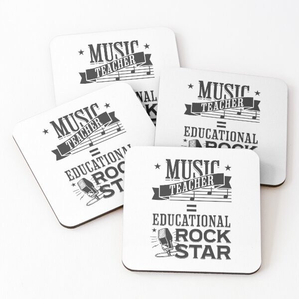 Item preview, Educational Rockstar Funny Music Teacher Gift Idea For Music Teachers designed and sold by JooArtPrints  ★★★★★.