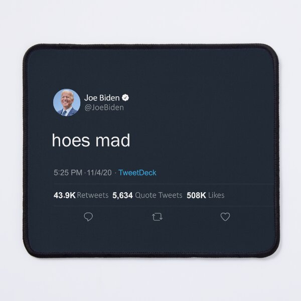 Item preview, Biden hoes mad Tweet Angry Tapestry designed and sold by AZA990.