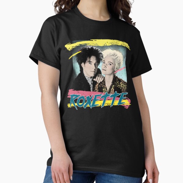 ロクセット　roxette バンドTシャツ　ヴィンテージ Vintage Roxette Music Band Heavy Cotton White All Size