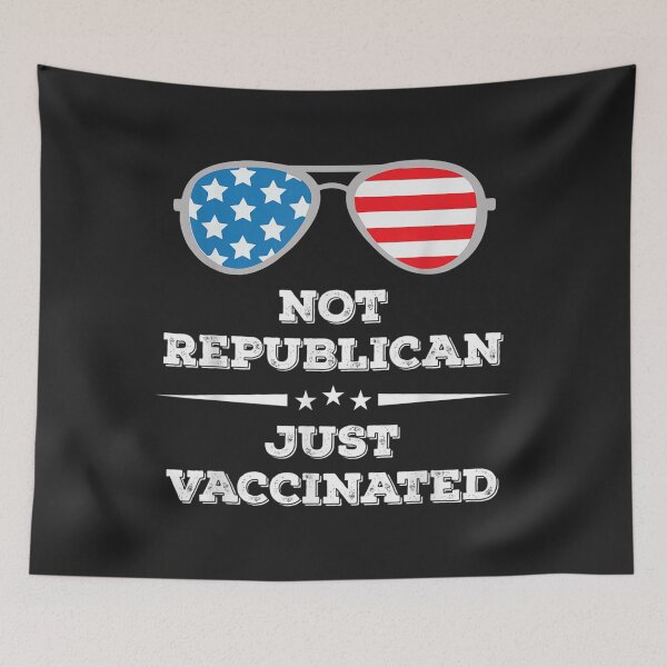 Item preview, Not Republican Just Vaccinated Shirt Funny Men  Women TShirt114 designed and sold by virnmjan.