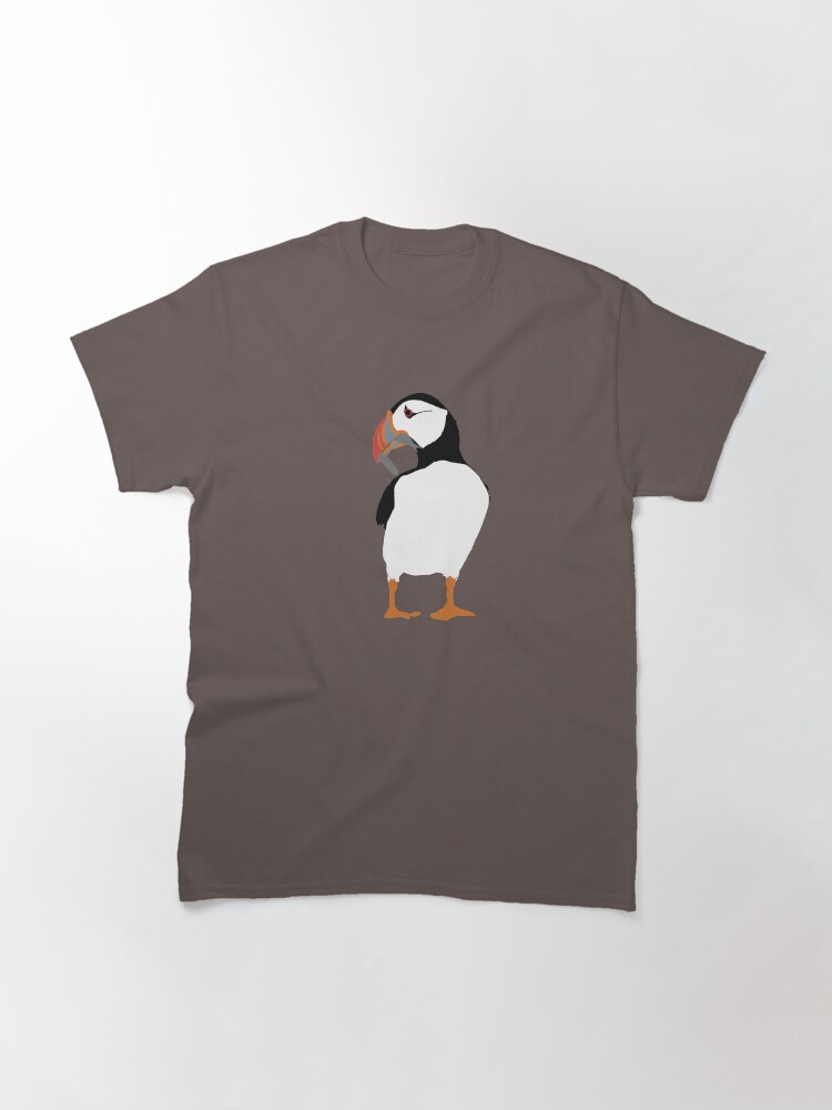 Alternate view of Puffins in green Classic T-Shirt