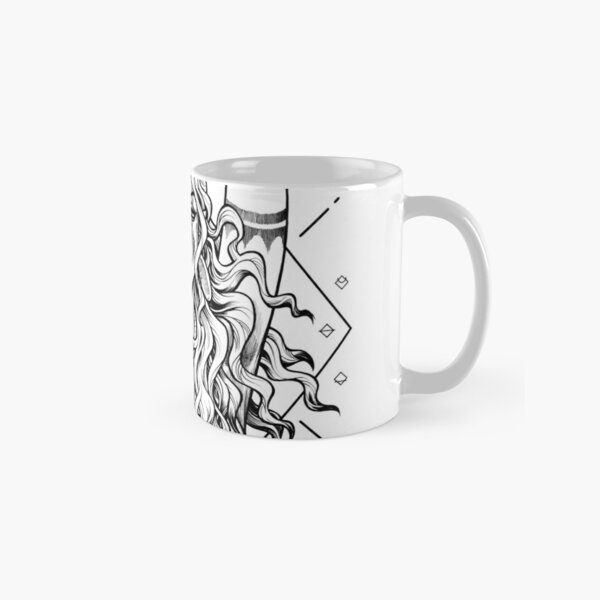 Boobs Feminine Aesthetic Art Coffee Mug by Miss Monroe Studio