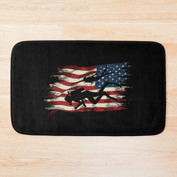 Item preview, Scuba Diver with American Flag designed and sold by bangdoom.