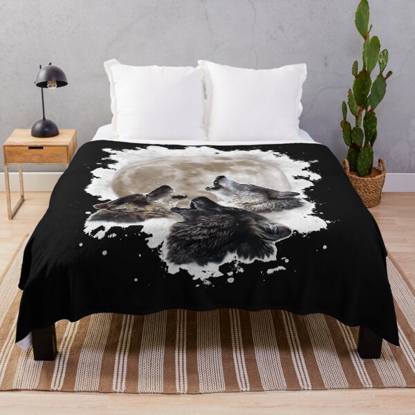 Item preview, Three Wolves Howling at the Moon Wolf Lover  designed and sold by FranciscoGonzal.