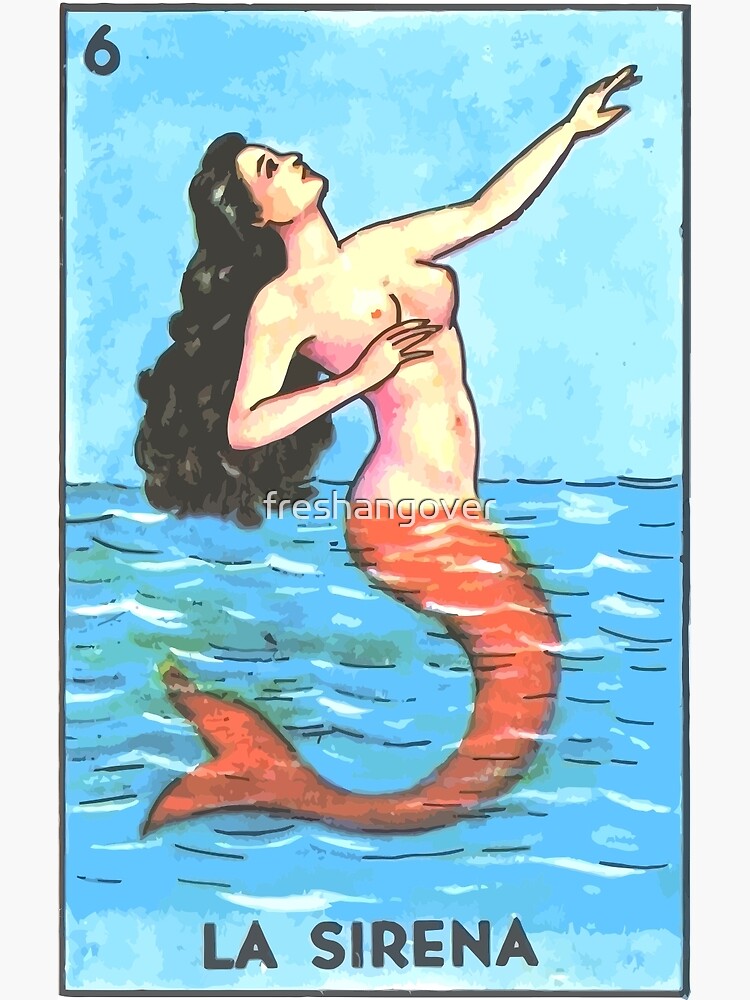 6 La Sirena Greeting Card