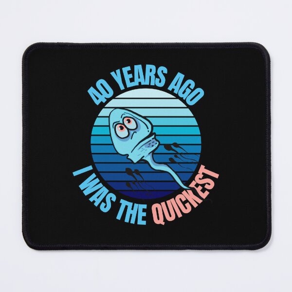 Item preview, 40 Years Ago I Was The Quickest Funny Birthday designed and sold by GeeHanz.