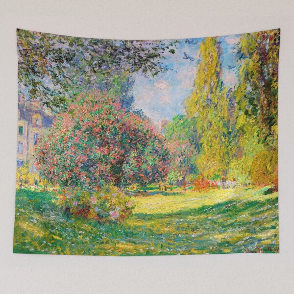 Item preview, The Parc Monceau  by Claude Monet,Monet famous paintings,impressionism designed and sold by Tamas Das.