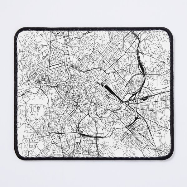 Item preview, Rome White Map designed and sold by multiplicitymap.