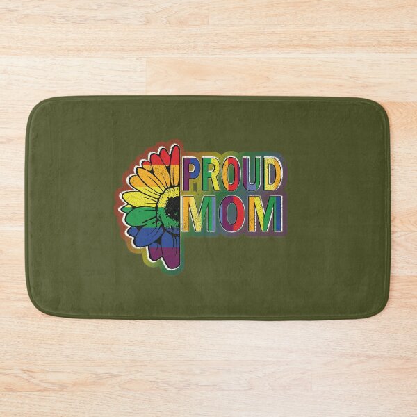 Item preview, Proud Mom Gay Lesbian LGBTQ Pride Rainbow Sunflower designed and sold by Art2Me.